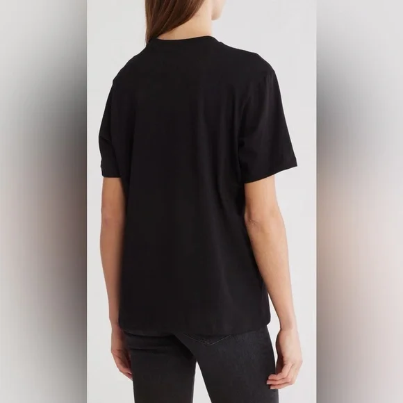 AllSaints Logo Cotton T-Shirt - Picture 2 of 3